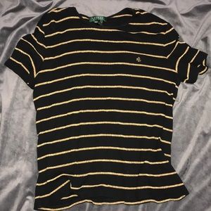 Ralph Lauren large black and gold T-shirt